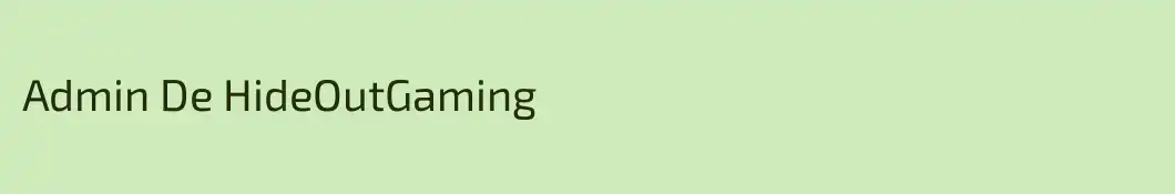 Admin De HideOutGaming